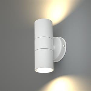 OUACHITA 2XGU10 OUTDOOR UP-DOWN WALL LAMP WHITE D:15.2CMX11.3CM 80200624